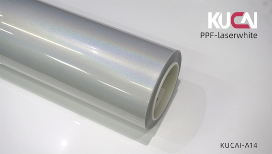 TPU Laser Λευκό χρώμα PPF περιτύλιγμα Φόρμα προστασίας αυτοκόσματος 7.5Mil πάχος